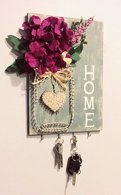 Porta llaves flores $40.000