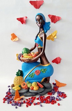 Africana con frutas $38.000