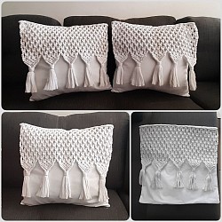 Cojines en Macramé $50.000